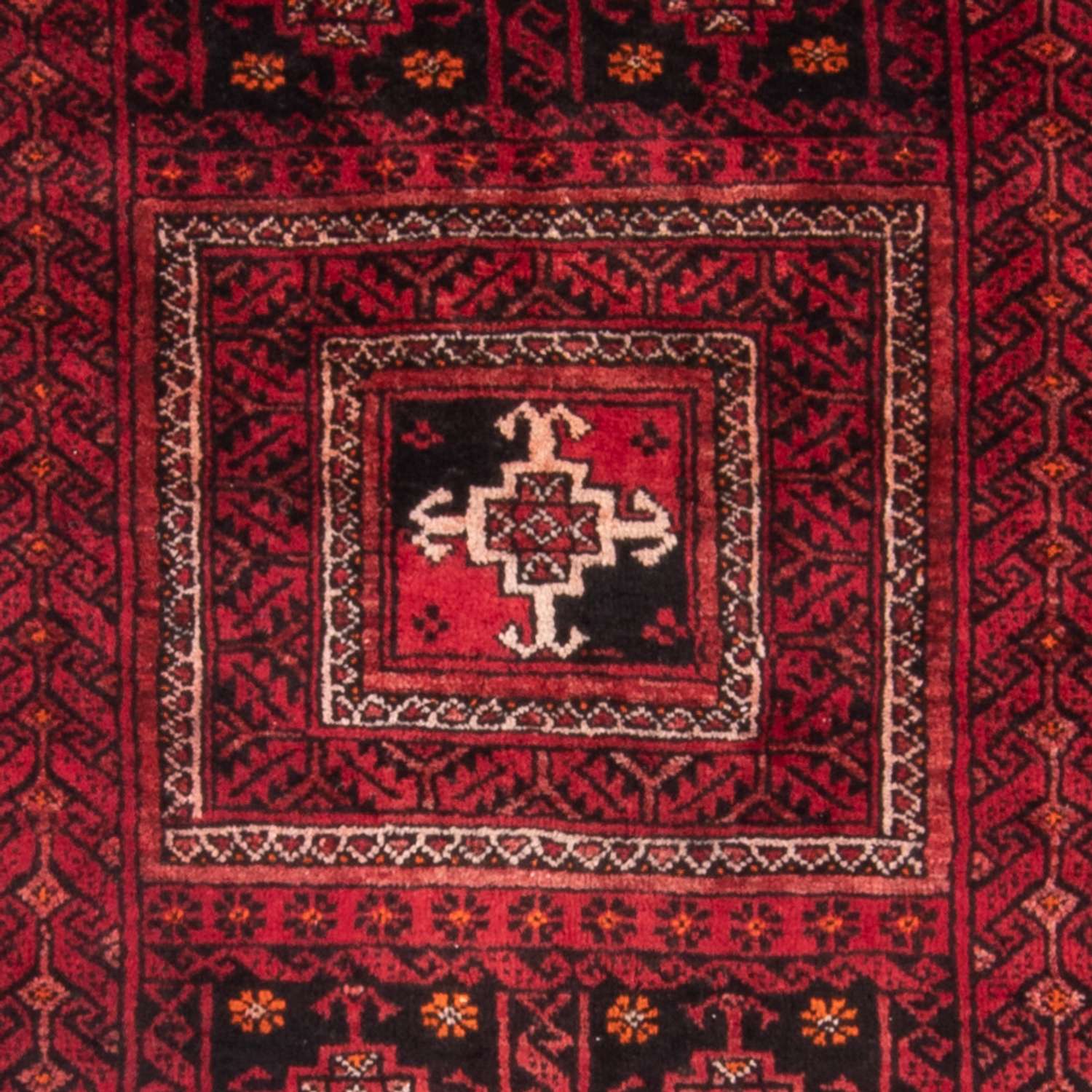 Runner Baluch-matta - 204 x 112 cm - röd