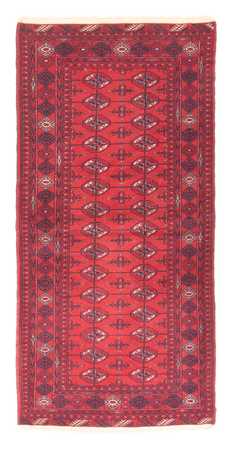 Runner Turkaman Rug - 191 x 88 cm - red