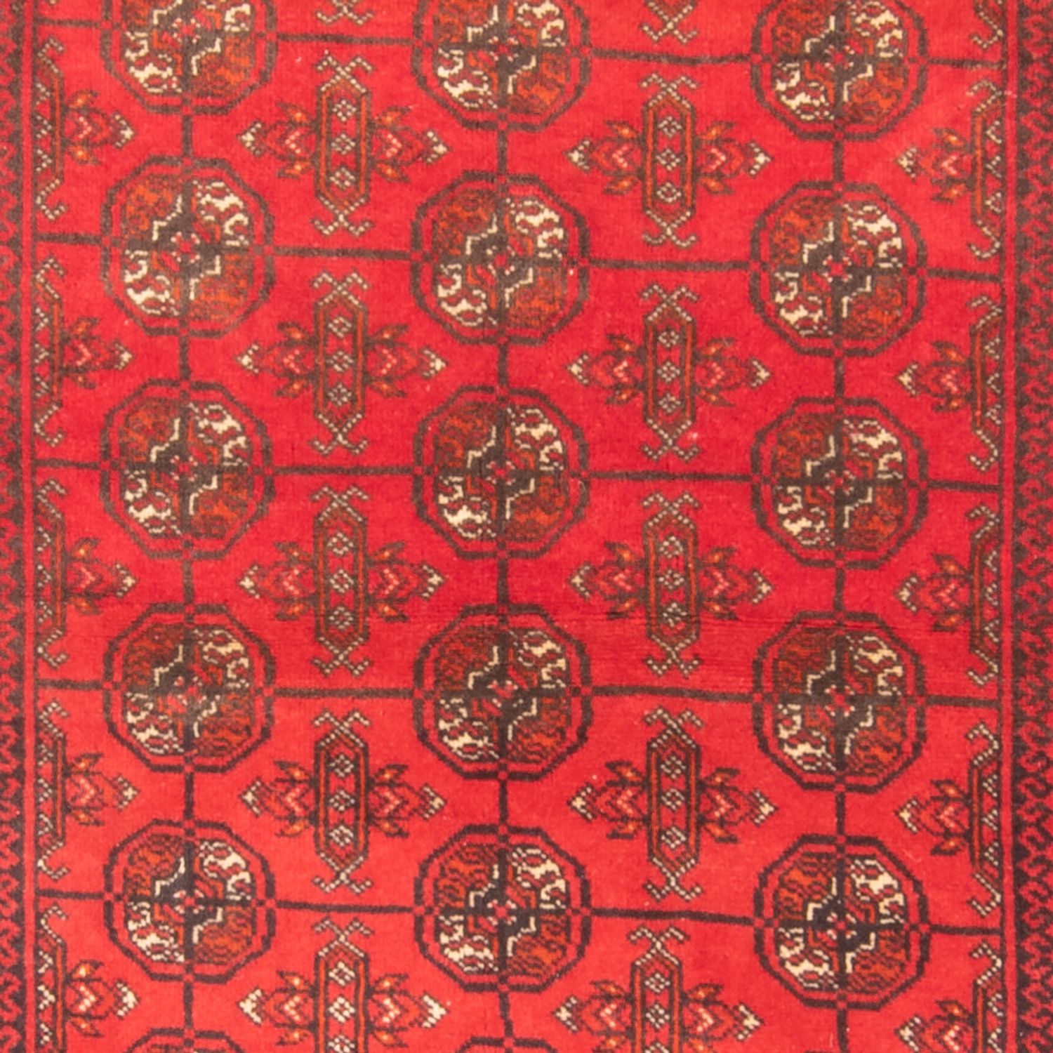 Tappeto corsia Tappeto Turkaman - 196 x 83 cm - rosso