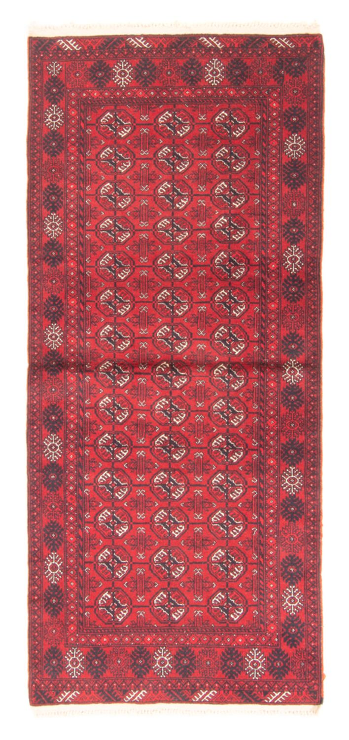 Loper Turkaman tapijt - 183 x 79 cm - rood