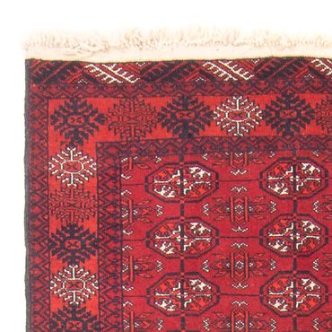 Tapis de couloir Tapis Turkaman - 194 x 74 cm - rouge