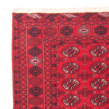 Loper Turkaman tapijt - 197 x 80 cm - rood