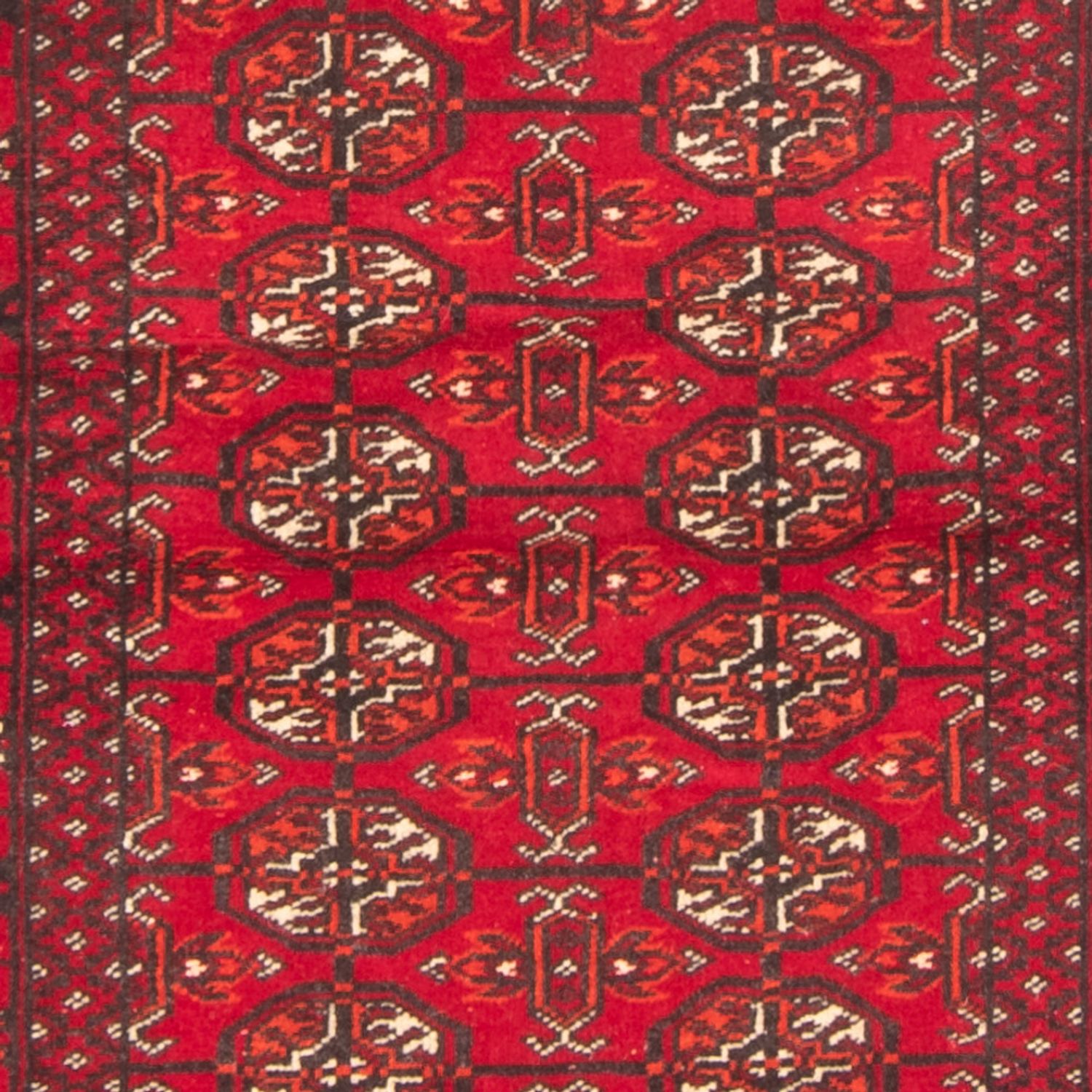 Runner Turkaman-matta - 180 x 83 cm - röd