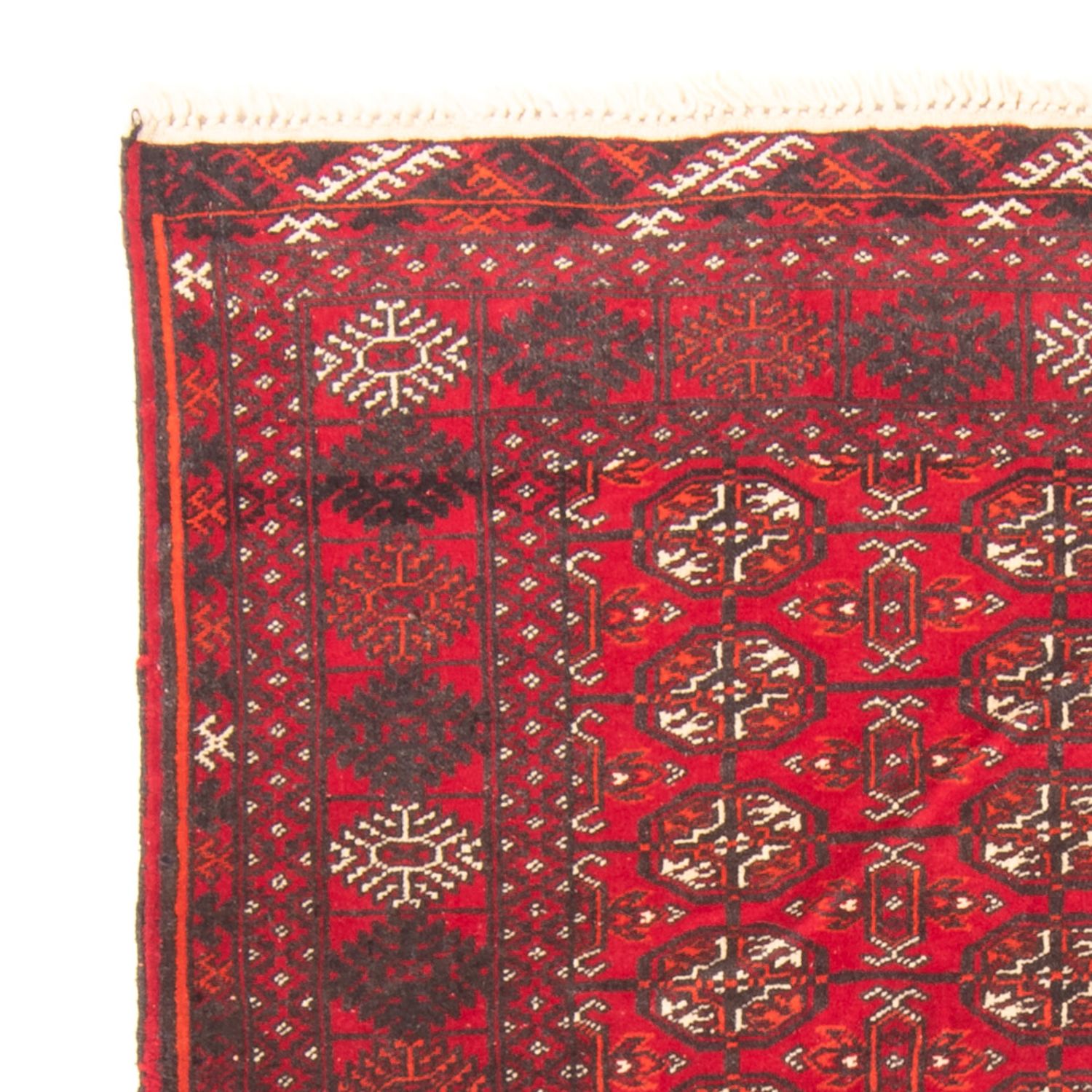 Tapis de couloir Tapis Turkaman - 180 x 83 cm - rouge