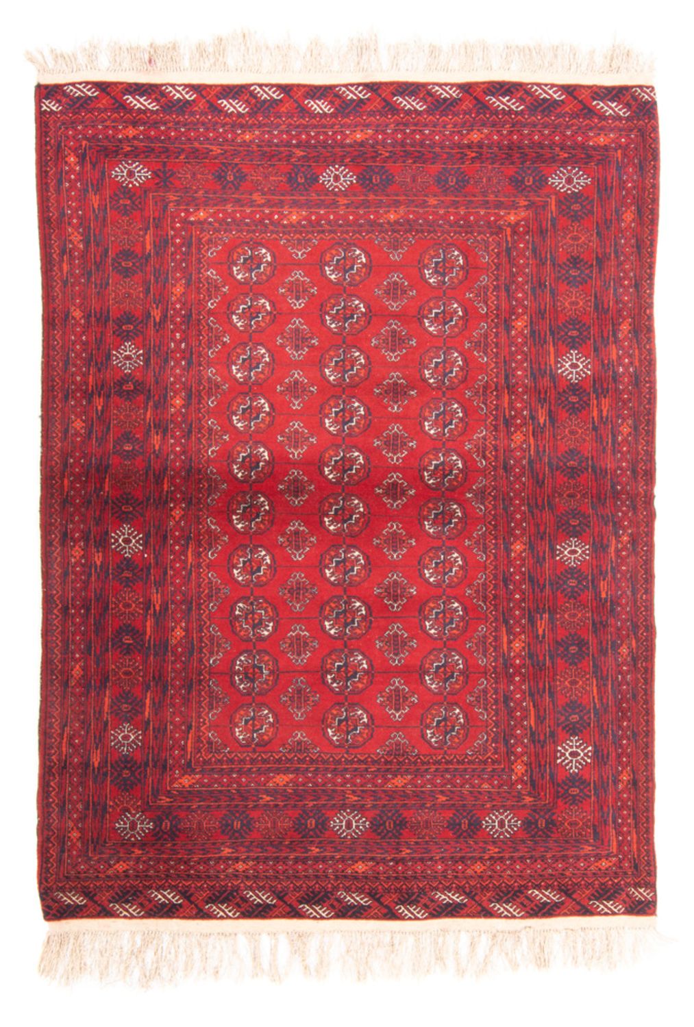 Turkaman Rug - 175 x 126 cm - red