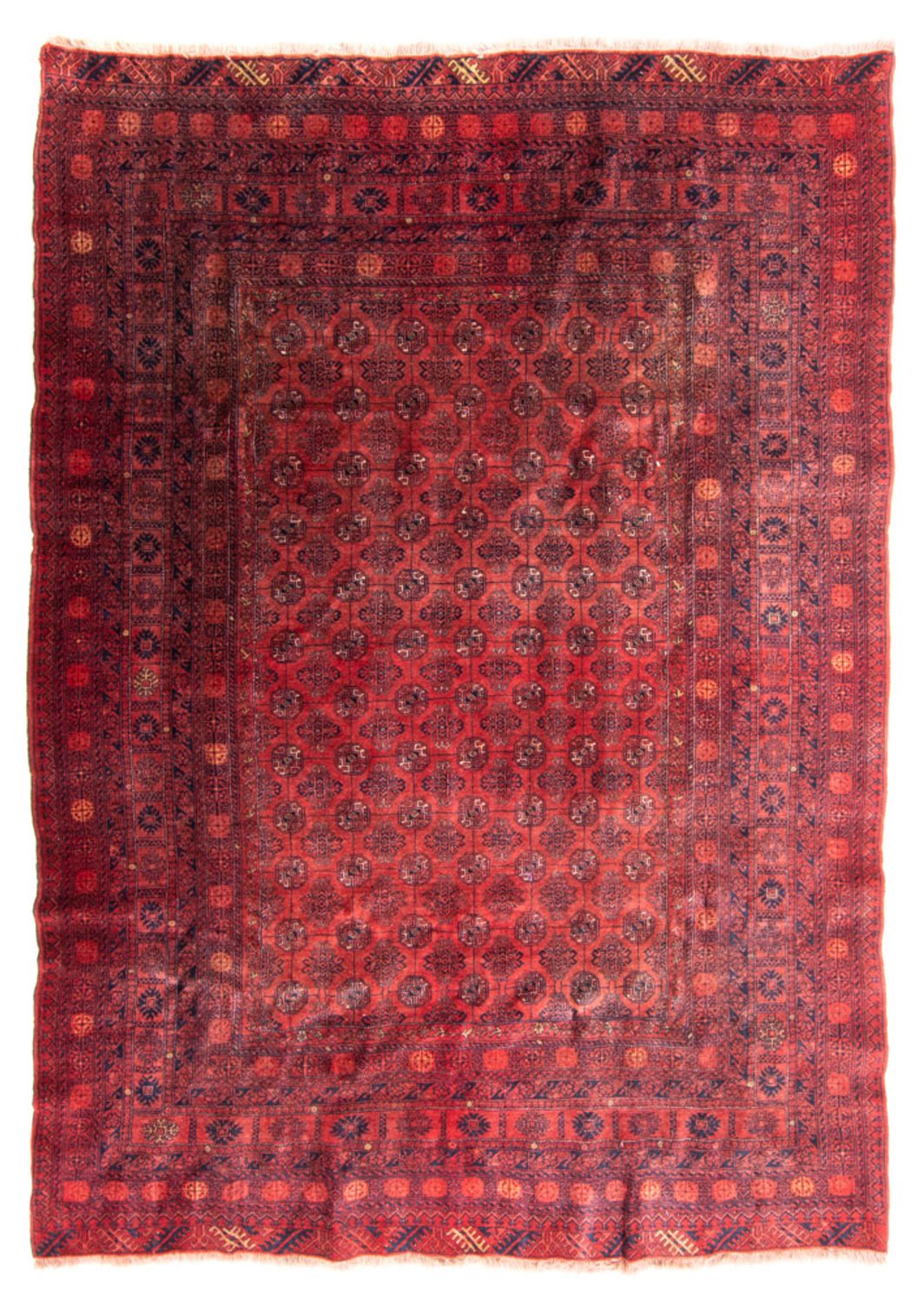 Tapis Turkaman - 305 x 202 cm - rouge