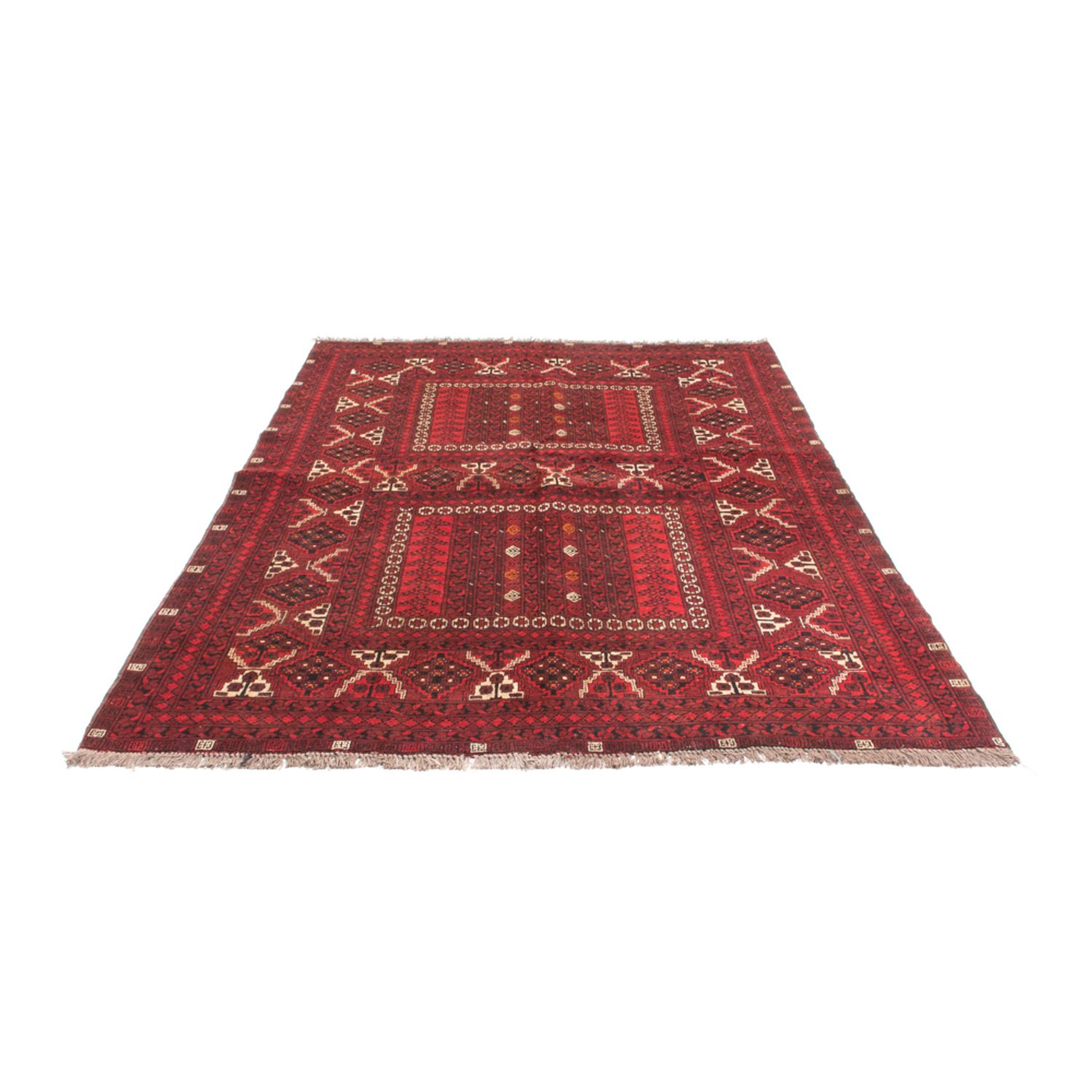 Turkaman tapijt - 238 x 164 cm - rood