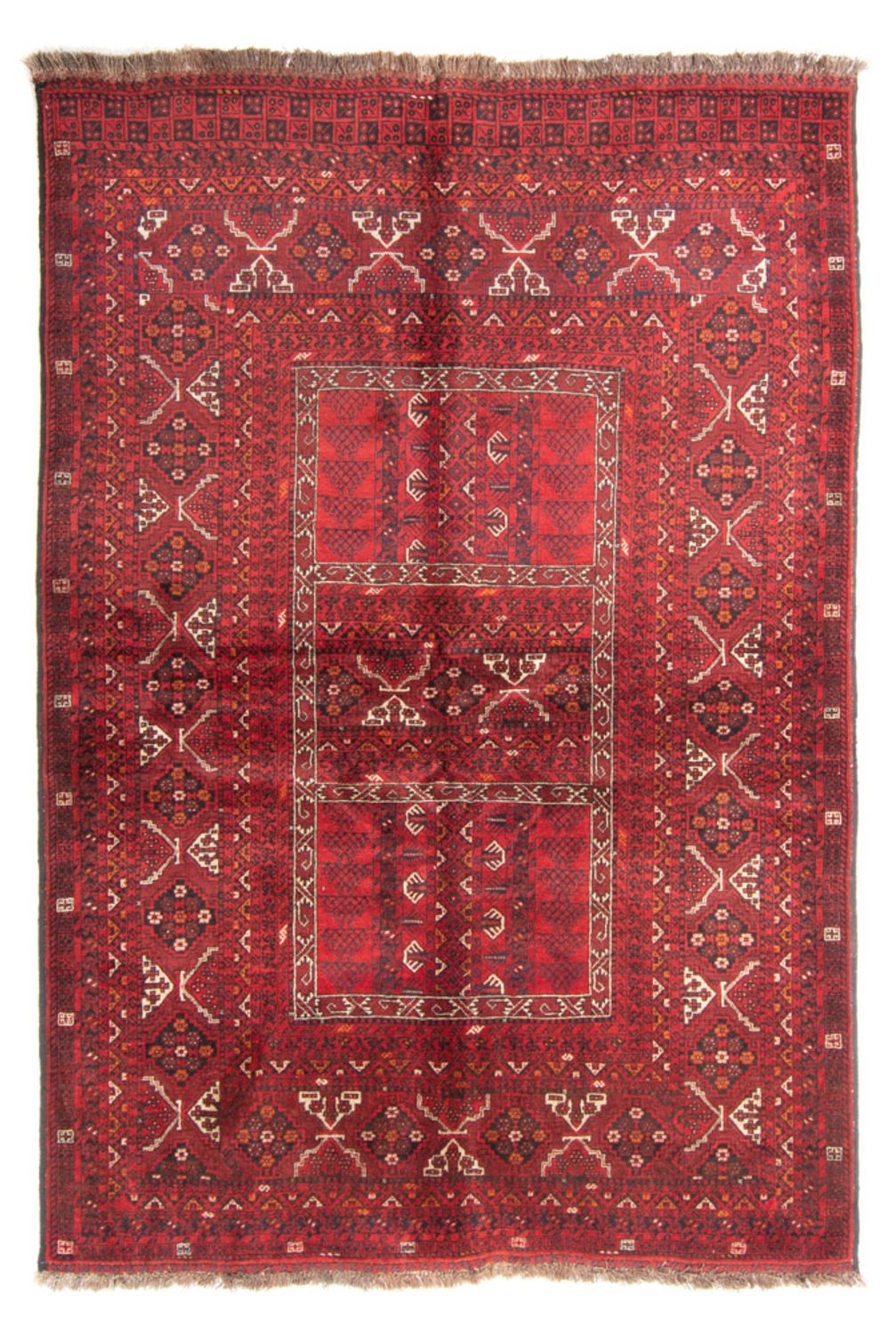 Turkaman Teppich - 234 x 160 cm - rot