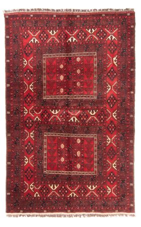 Turkaman Rug - 244 x 158 cm - red