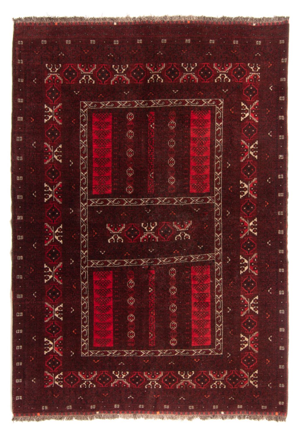 Tappeto Turkaman - 224 x 158 cm - rosso