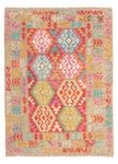Alfombra Kelim - Splash - 196 x 152 cm - multicolor