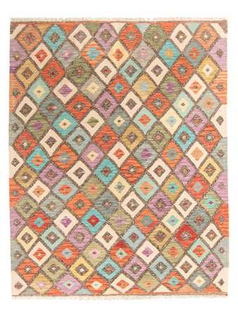 Kelim Rug - Splash - 195 x 155 cm - multicolored