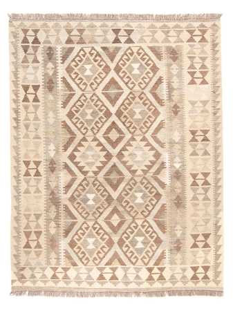 Tapis Kelim - Splash - 193 x 157 cm - naturel