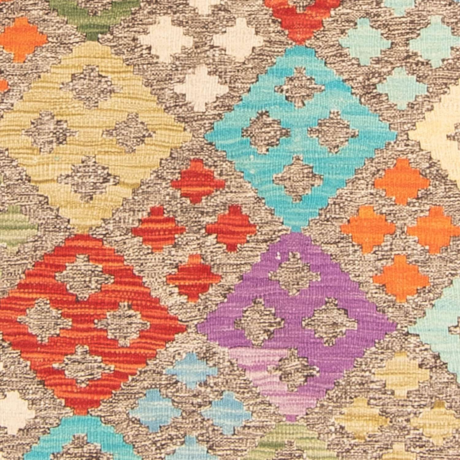 Kelimský koberec - Splash - 206 x 155 cm - vícebarevné