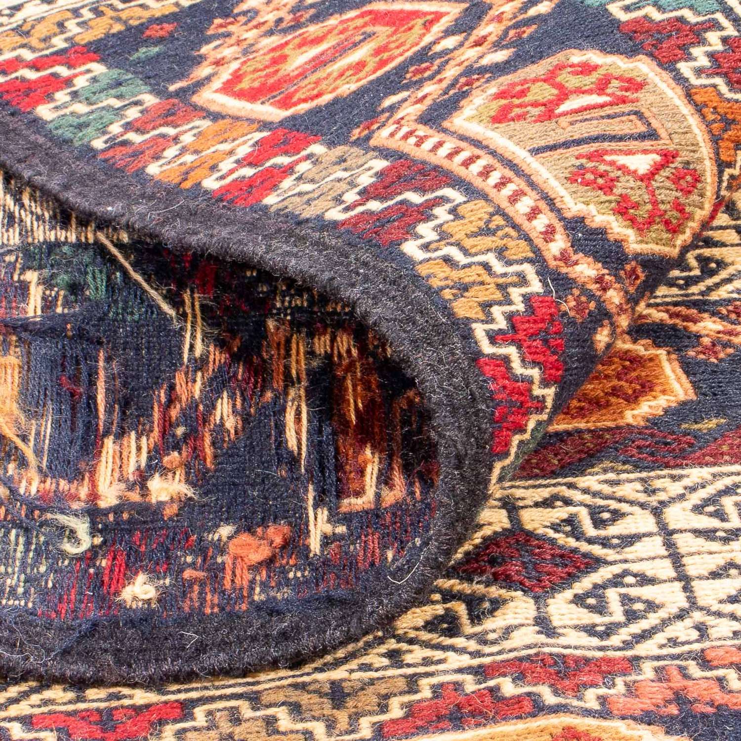 Kelim Carpet - orientalisk matta - 196 x 127 cm - flerfärgad