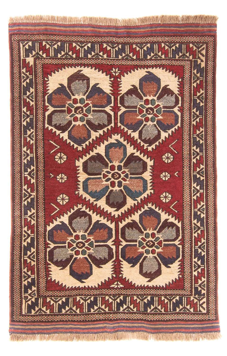 Dywan Kelim - Orientalny - 180 x 125 cm - wielokolorowy