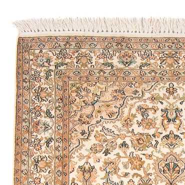 Zijden tapijt - Kashmir Silk - 150 x 96 cm - crème