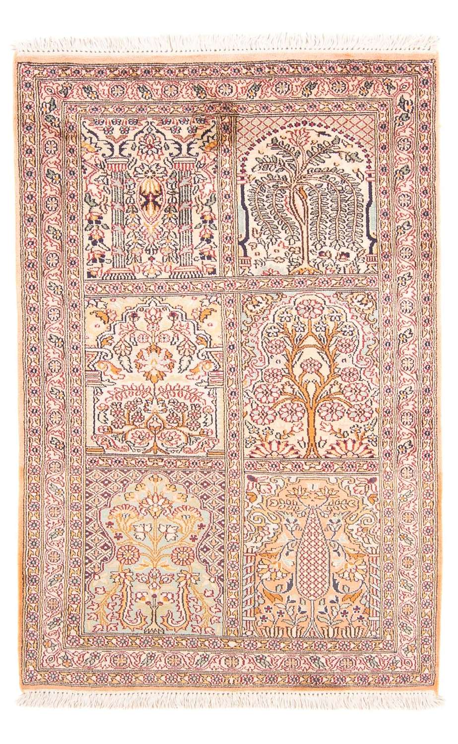 Jedwabny dywan - Kashmir Silk - 119 x 79 cm - wielokolorowy