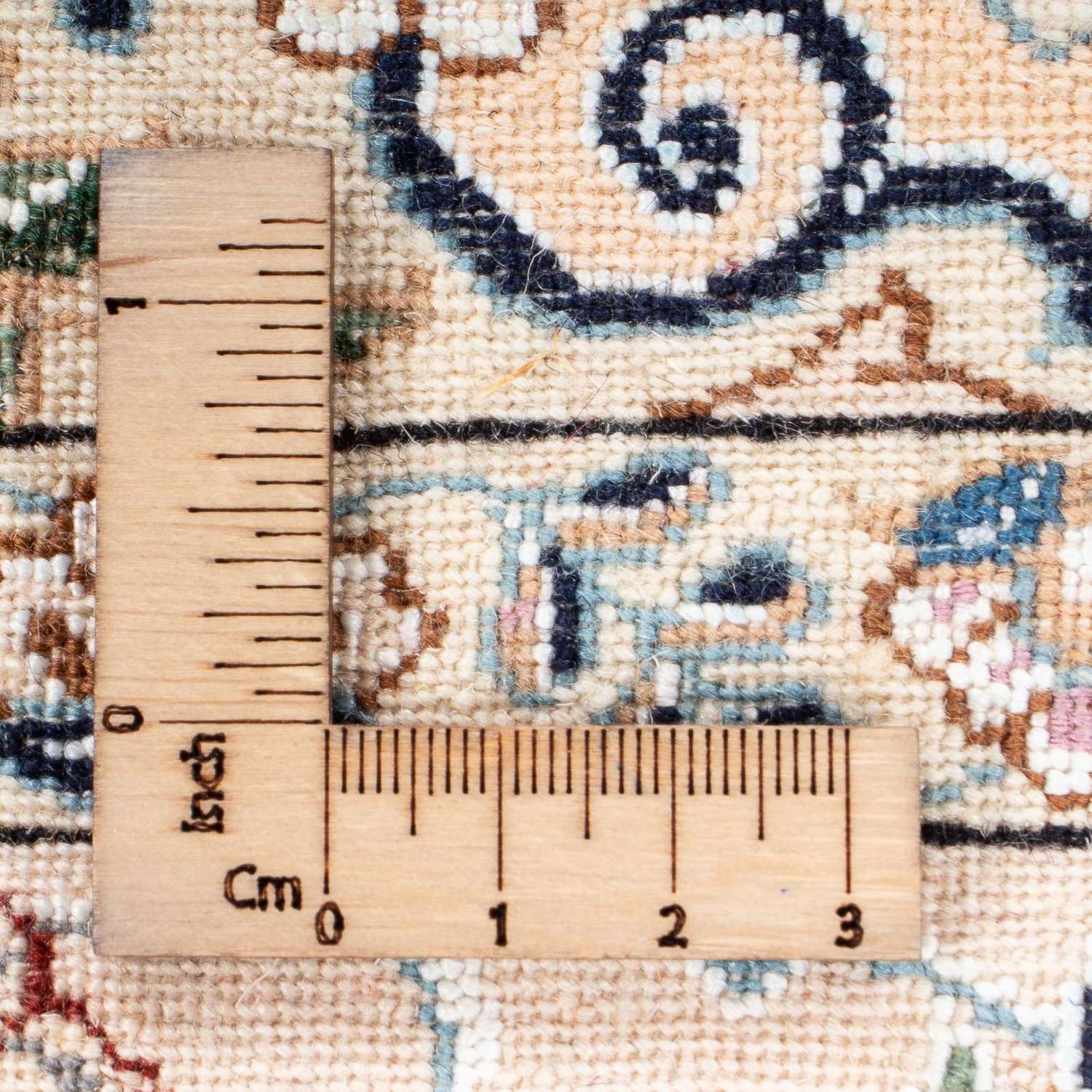 Perzisch tapijt - Nain - Premium - 150 x 97 cm - donkerblauw