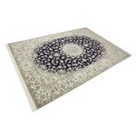 Tapis persan - Nain - Royal - 345 x 246 cm - bleu foncé