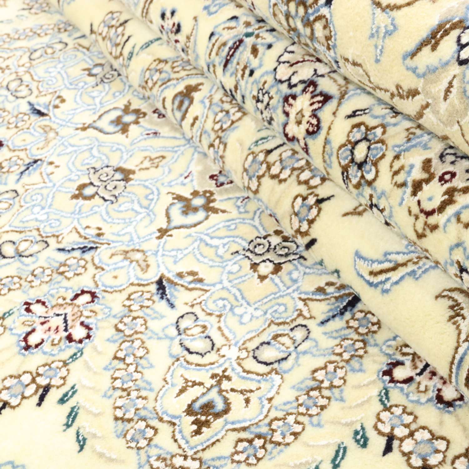 Tapis persan - Nain - Royal - 360 x 245 cm - crème