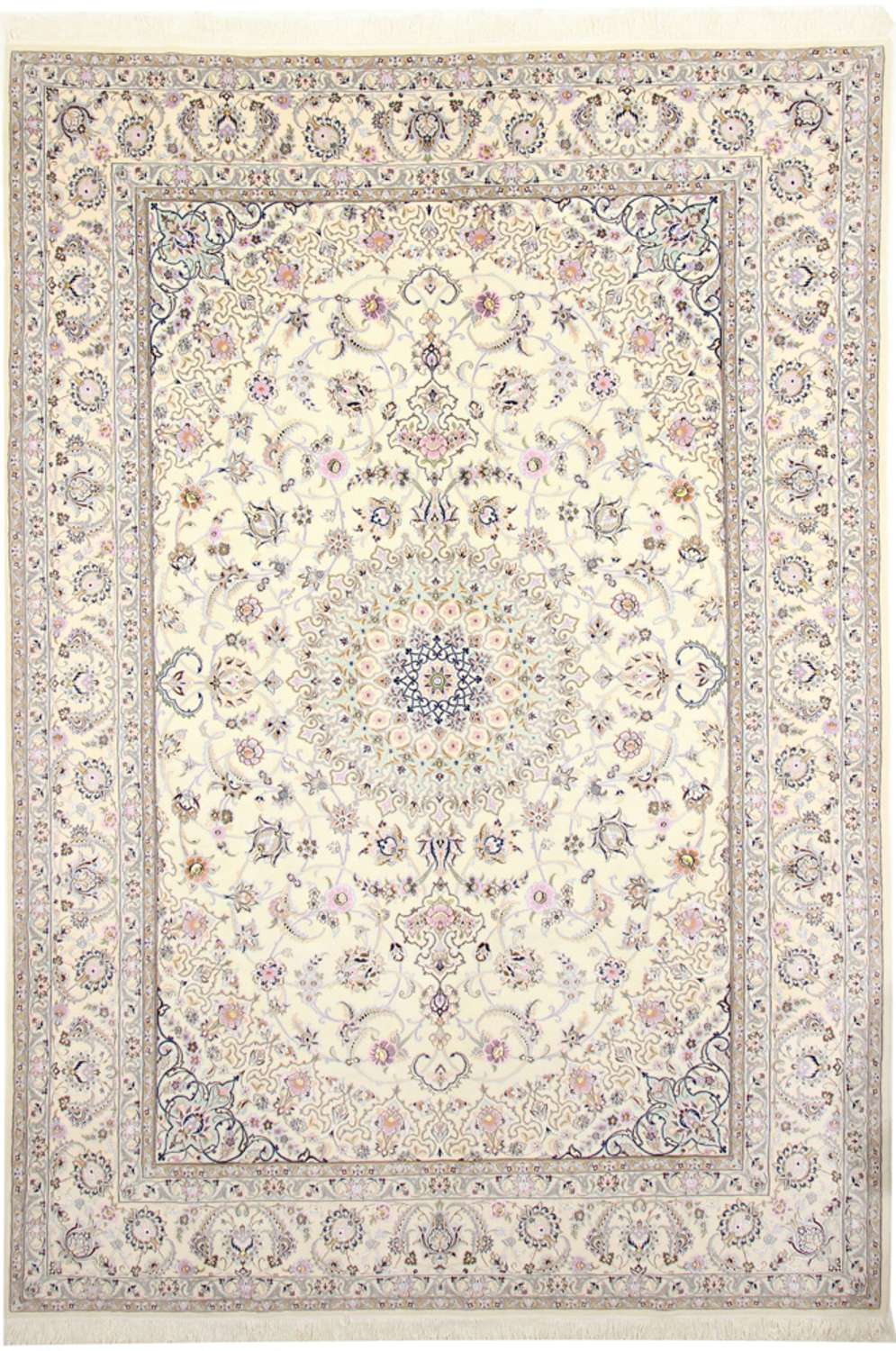 Dywan perski - Nain - Królewski - 365 x 250 cm - kremowy