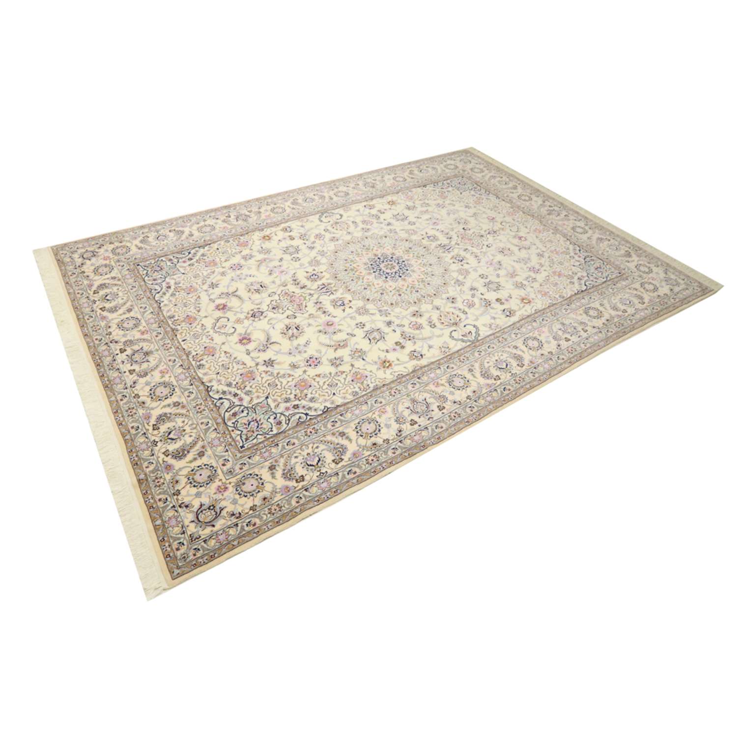 Perský koberec - Nain - Royal - 365 x 250 cm - krémová