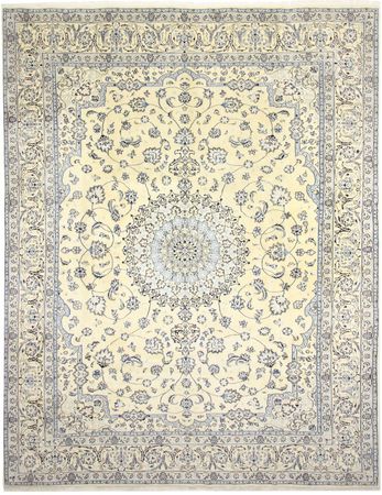 Alfombra Persa - Nain - Real - 393 x 303 cm - crema