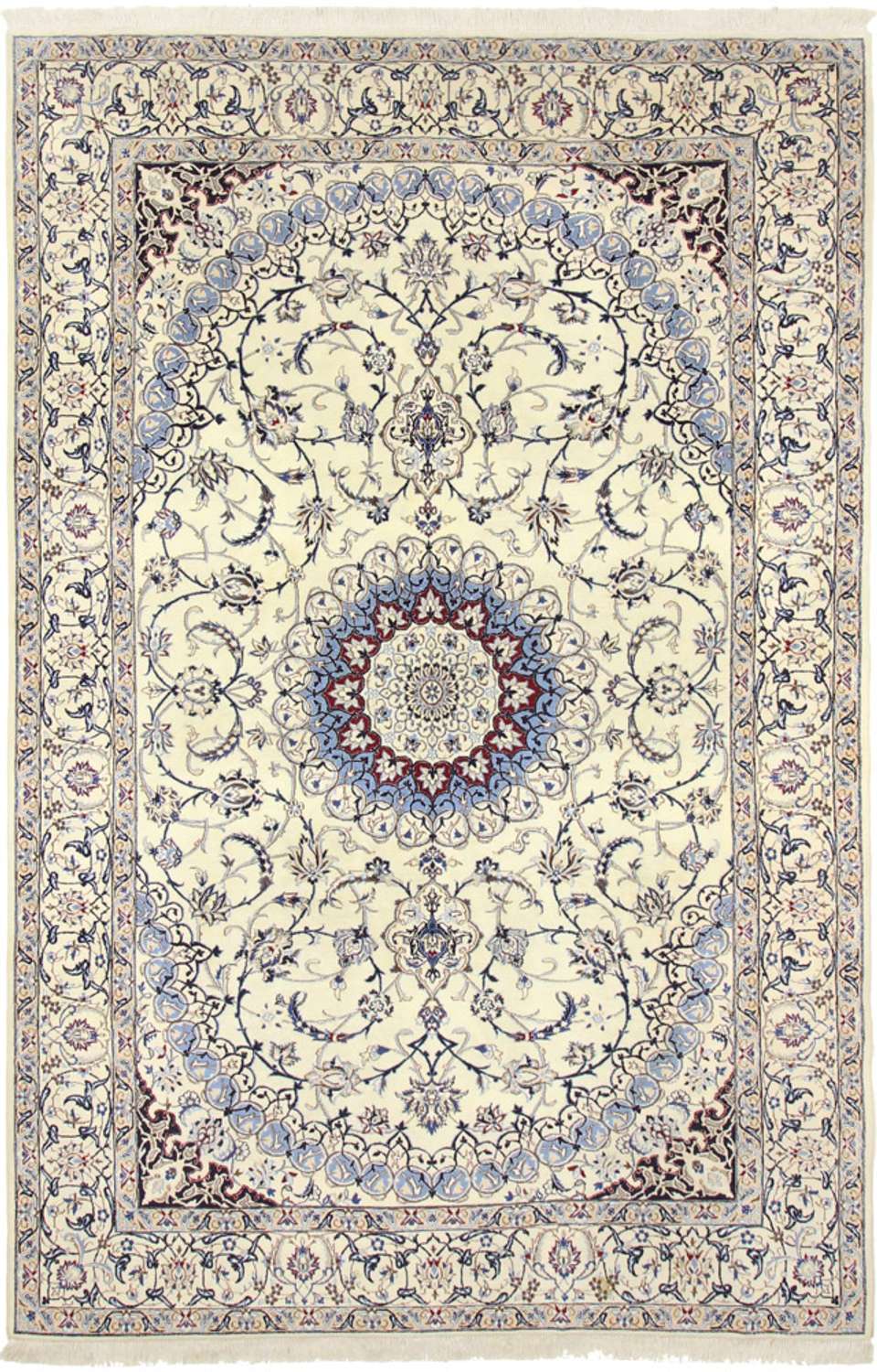 Perzisch tapijt - Nain - Koninklijk - 315 x 205 cm - beige