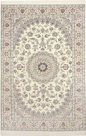 Tapis persan - Nain - Royal - 300 x 200 cm - crème