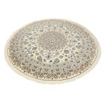 Persisk teppe - Nain - Royal rundt  - 200 x 200 cm - beige