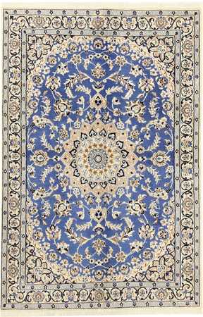 Tapis persan - Nain - Royal - 172 x 114 cm - bleu