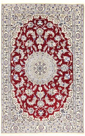 Alfombra Persa - Nain - Real - 178 x 115 cm - rojo