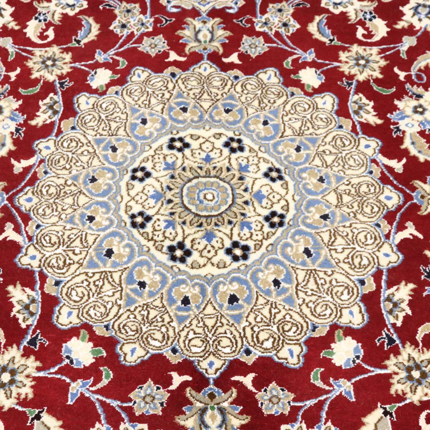 Perzisch tapijt - Nain - Koninklijk - 240 x 158 cm - rood