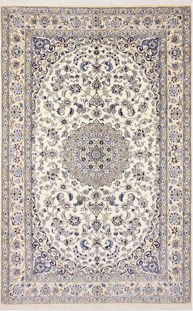 Alfombra Persa - Nain - Real - 246 x 158 cm - beige