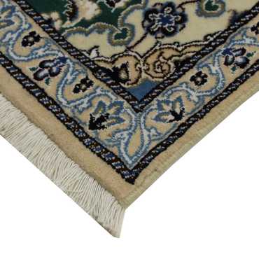 Tapis de couloir Tapis persan - Nain - Royal - 200 x 60 cm - vert