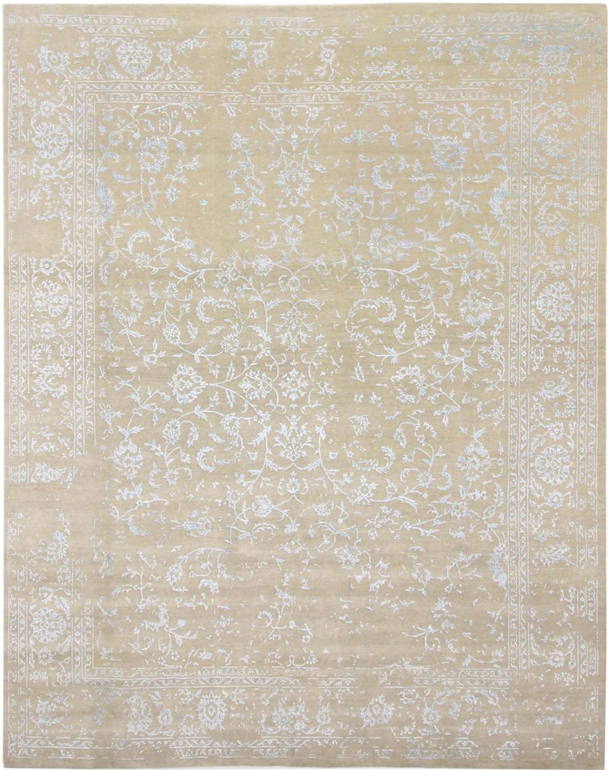 Designový koberec - 306 x 243 cm - světle modrá