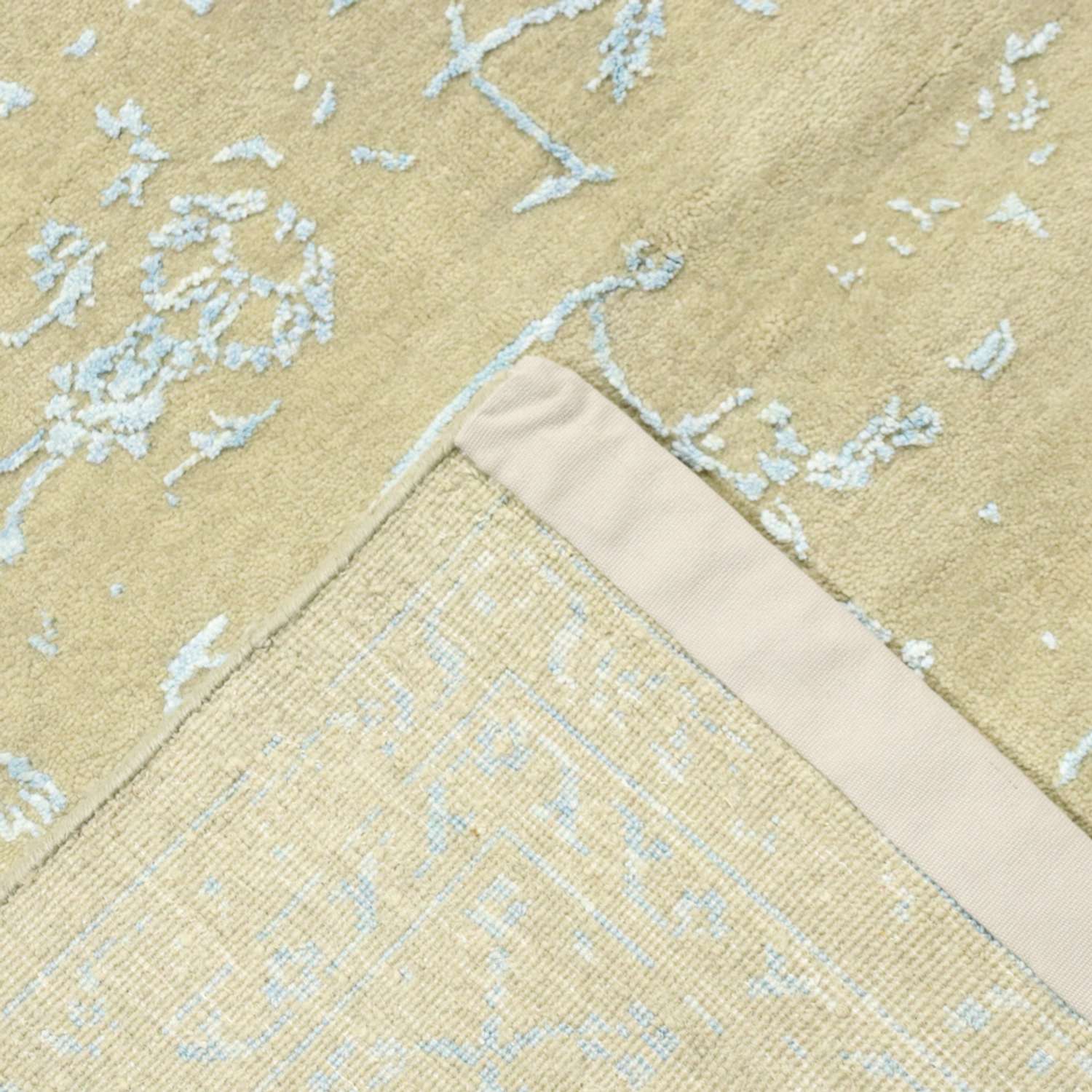Designový koberec - 306 x 243 cm - světle modrá