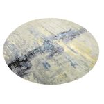 Designer Rug round  - 249 x 249 cm - multicolored