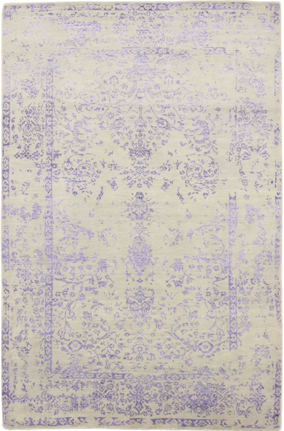 Tapis design - 186 x 124 cm - violet