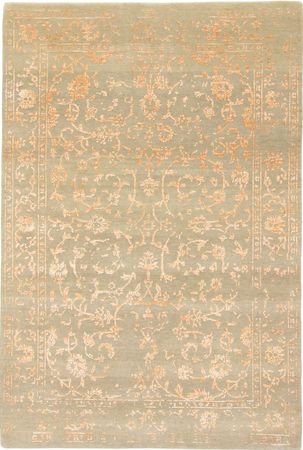 Designer Teppich - 183 x 123 cm - orange