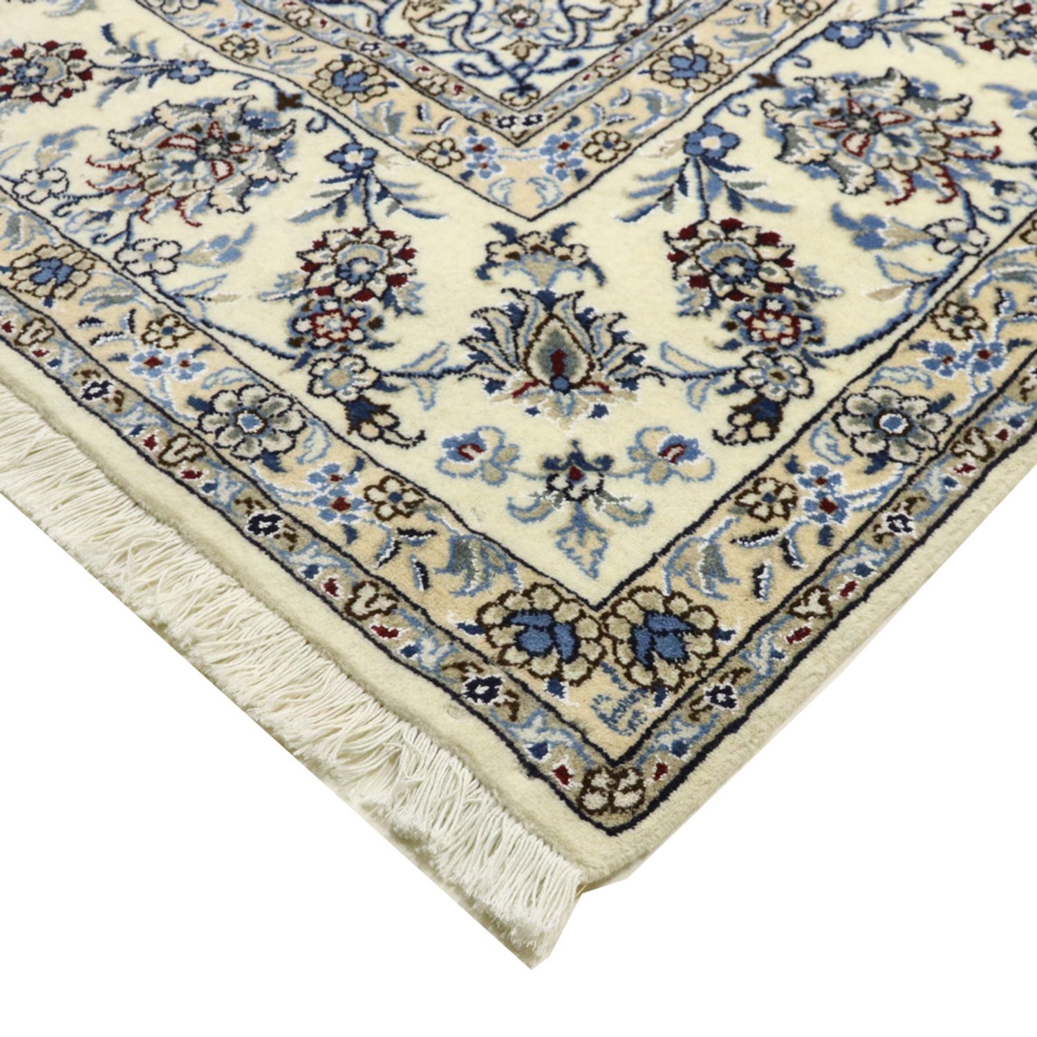 Tapis persan - Nain - 343 x 248 cm - crème