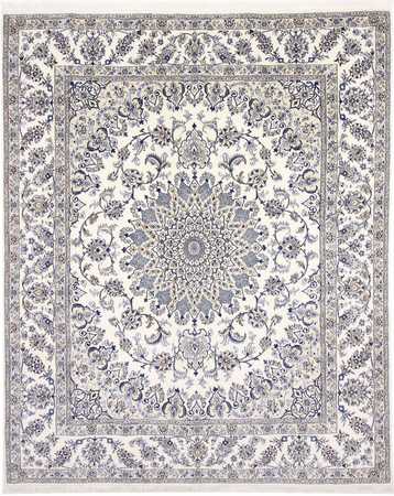 Alfombra persa - Nain - 295 x 242 cm - crema