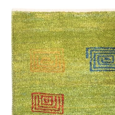 Tapis Gabbeh - Persan - 88 x 57 cm - vert