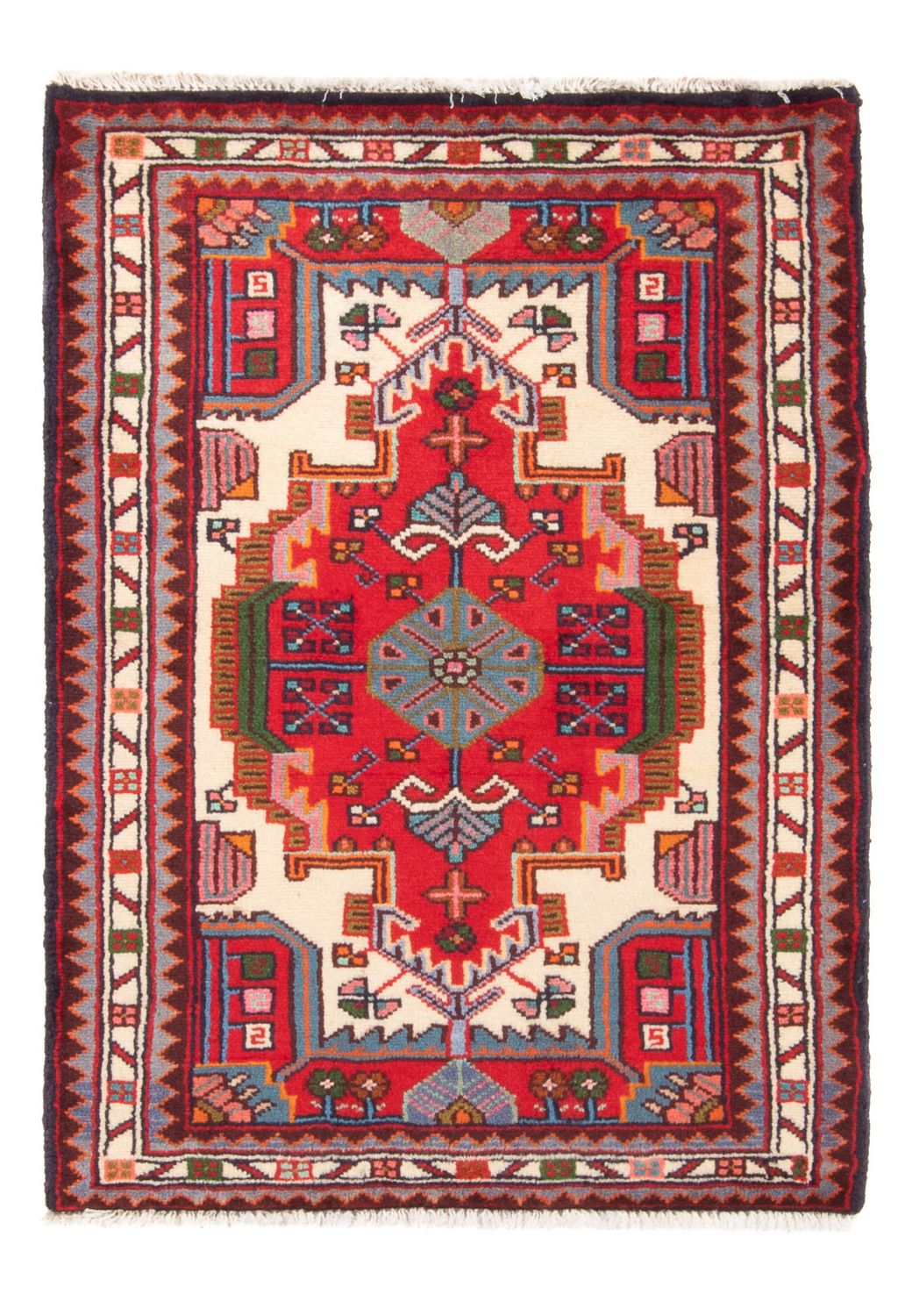 Perzisch Tapijt - Nomadisch - 98 x 64 cm - rood