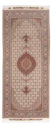 Tapis de couloir Tapis persan - Tabriz - Royal - 212 x 82 cm - beige