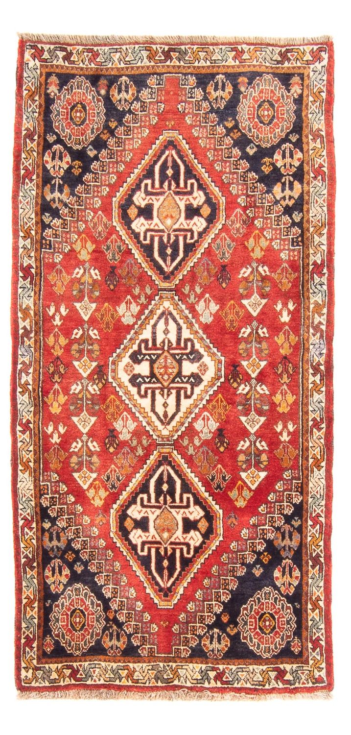 Tapis de couloir Tapis persan - Nomadic - 172 x 82 cm - rouge