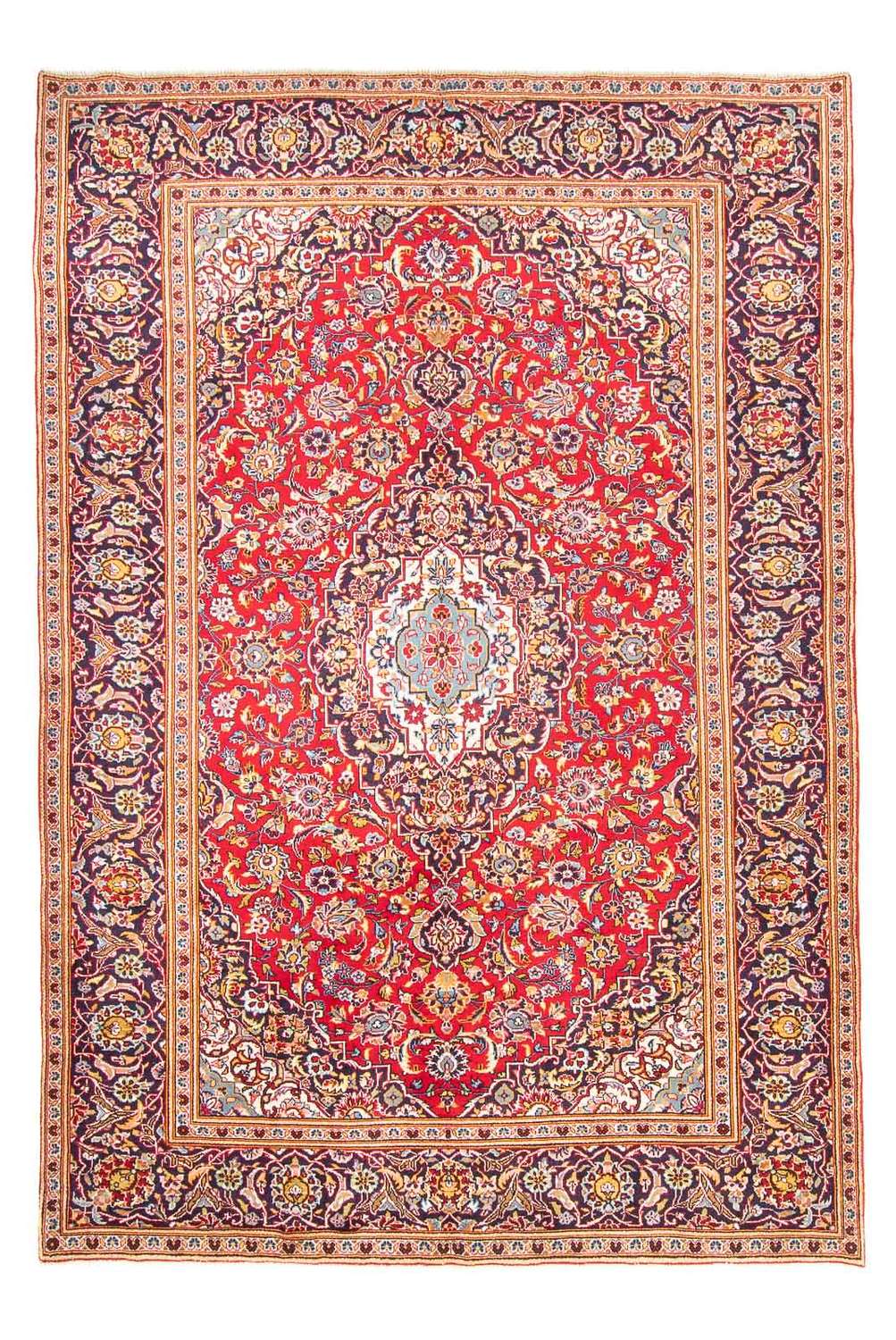 Tapete persa - Keshan - 290 x 195 cm - vermelho