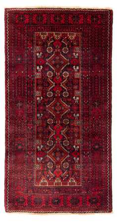 Tappeto corsia Tappeto Belutsch - 182 x 96 cm - rosso