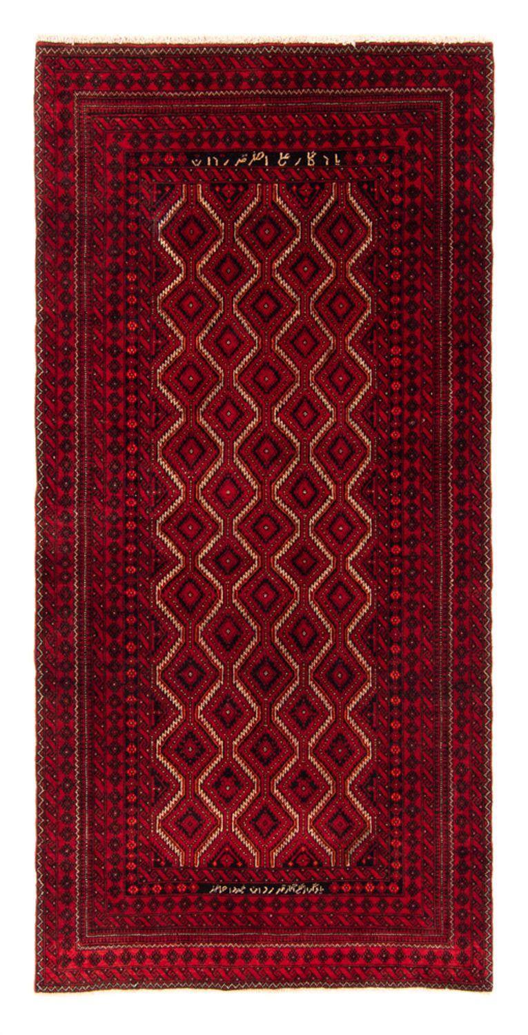 Tapis de couloir Tapis Belutsch - 198 x 92 cm - rouge